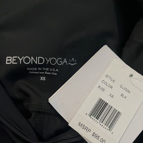 Beyond Yoga Down The Line Metallic High Rise leggings Sz XS - Picture 9 of 13